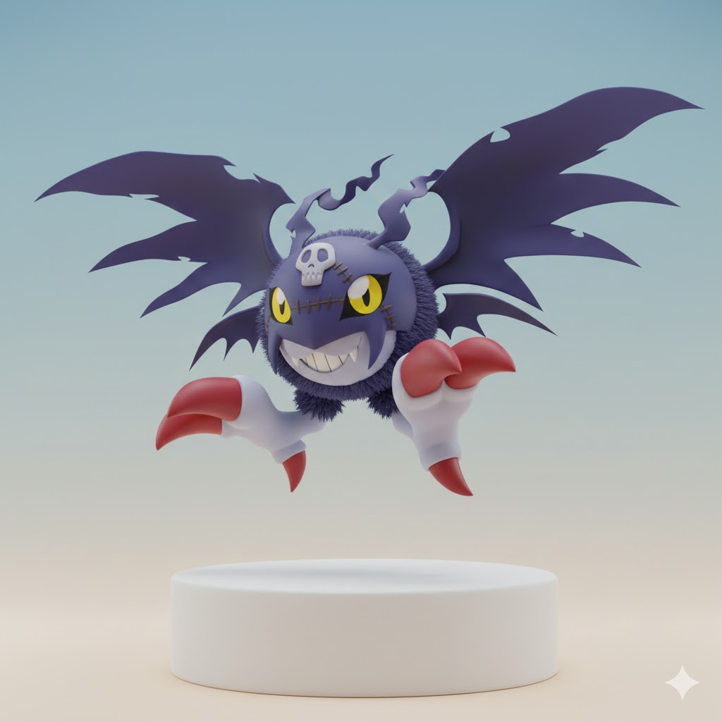 DemiDevimon Digimon Creature Model