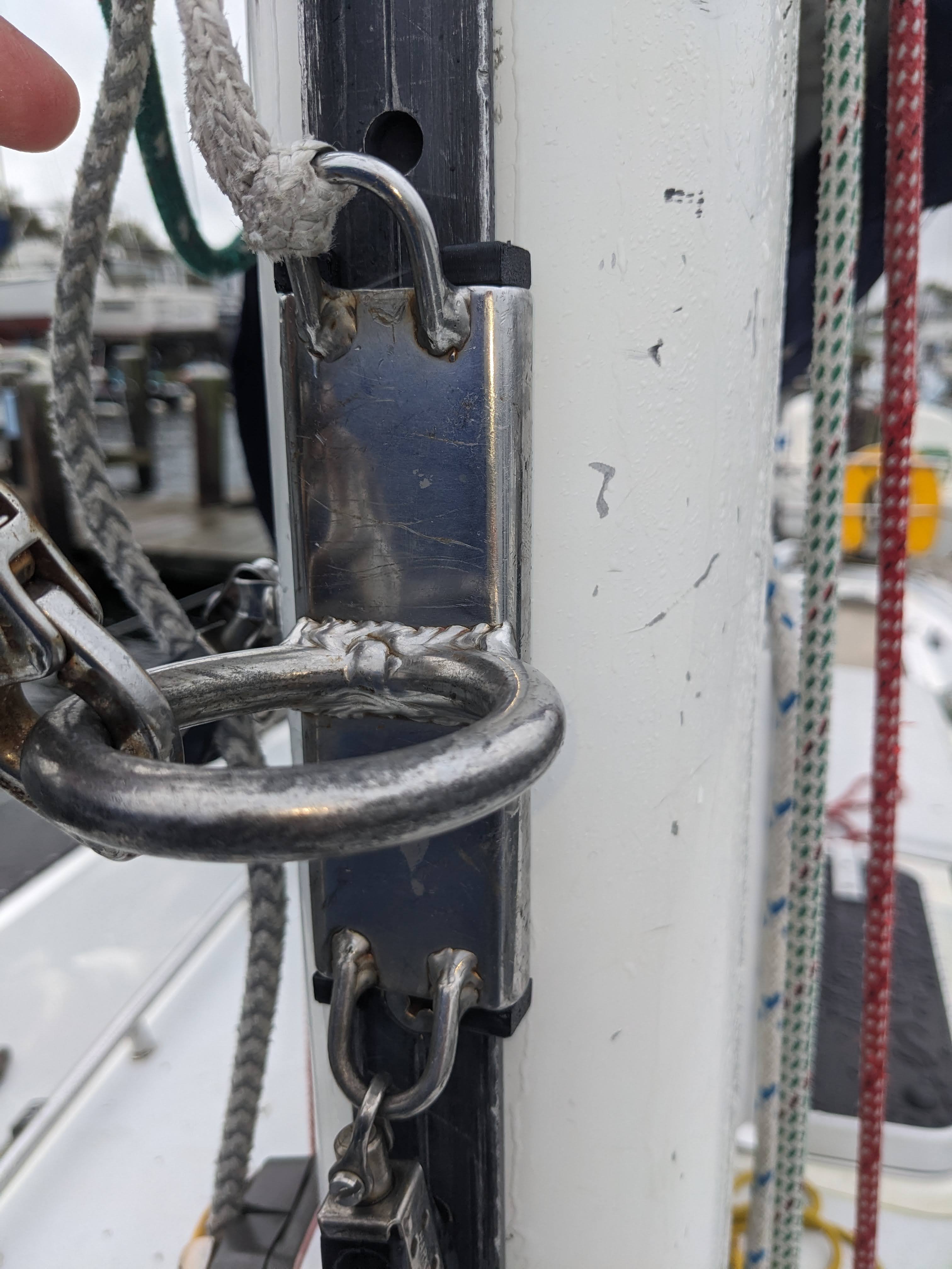 J-35 Spinnaker track slider