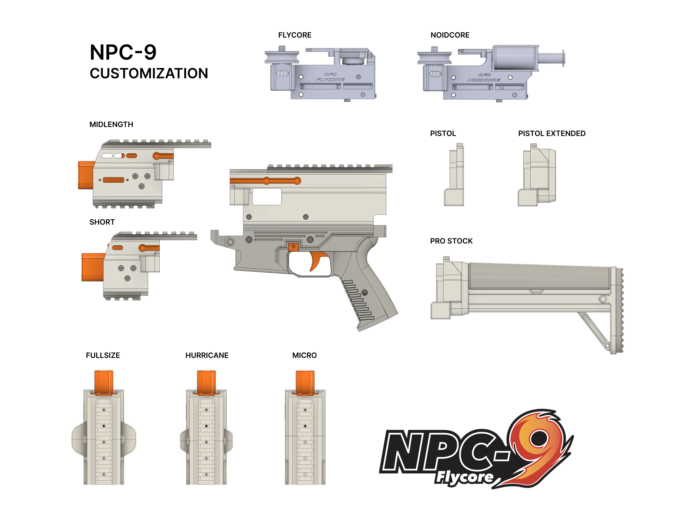 NPC-9 Flycore Blaster — miniatura 3