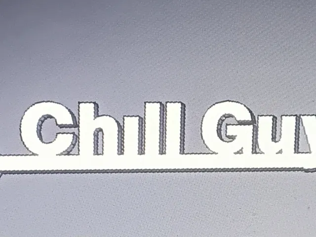 Chill Guy keychain