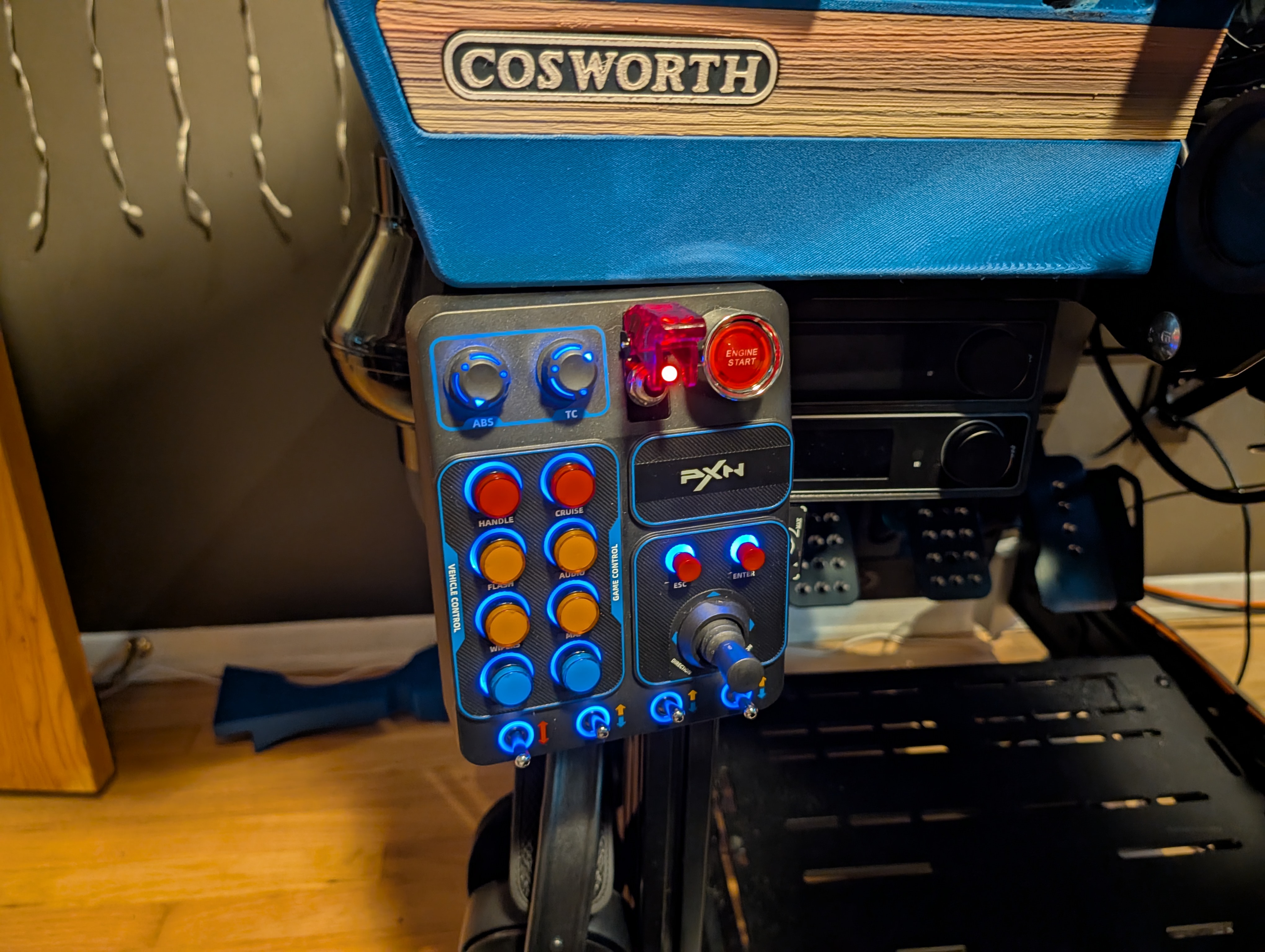 PXN Button Box mount aluminum profile