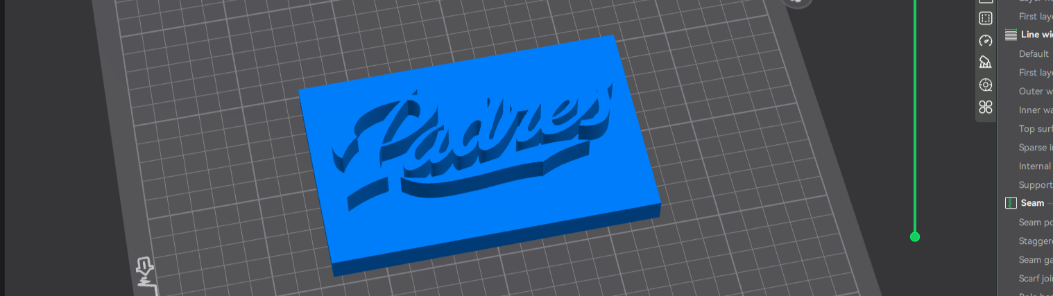 Padres Cursive Logo