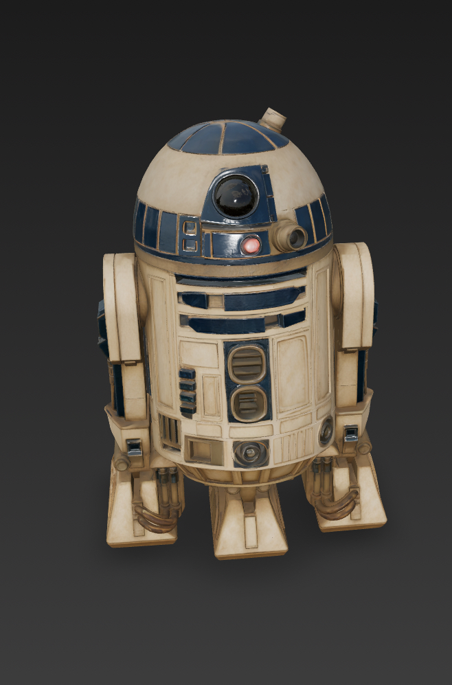R2-D2 Fanart Model