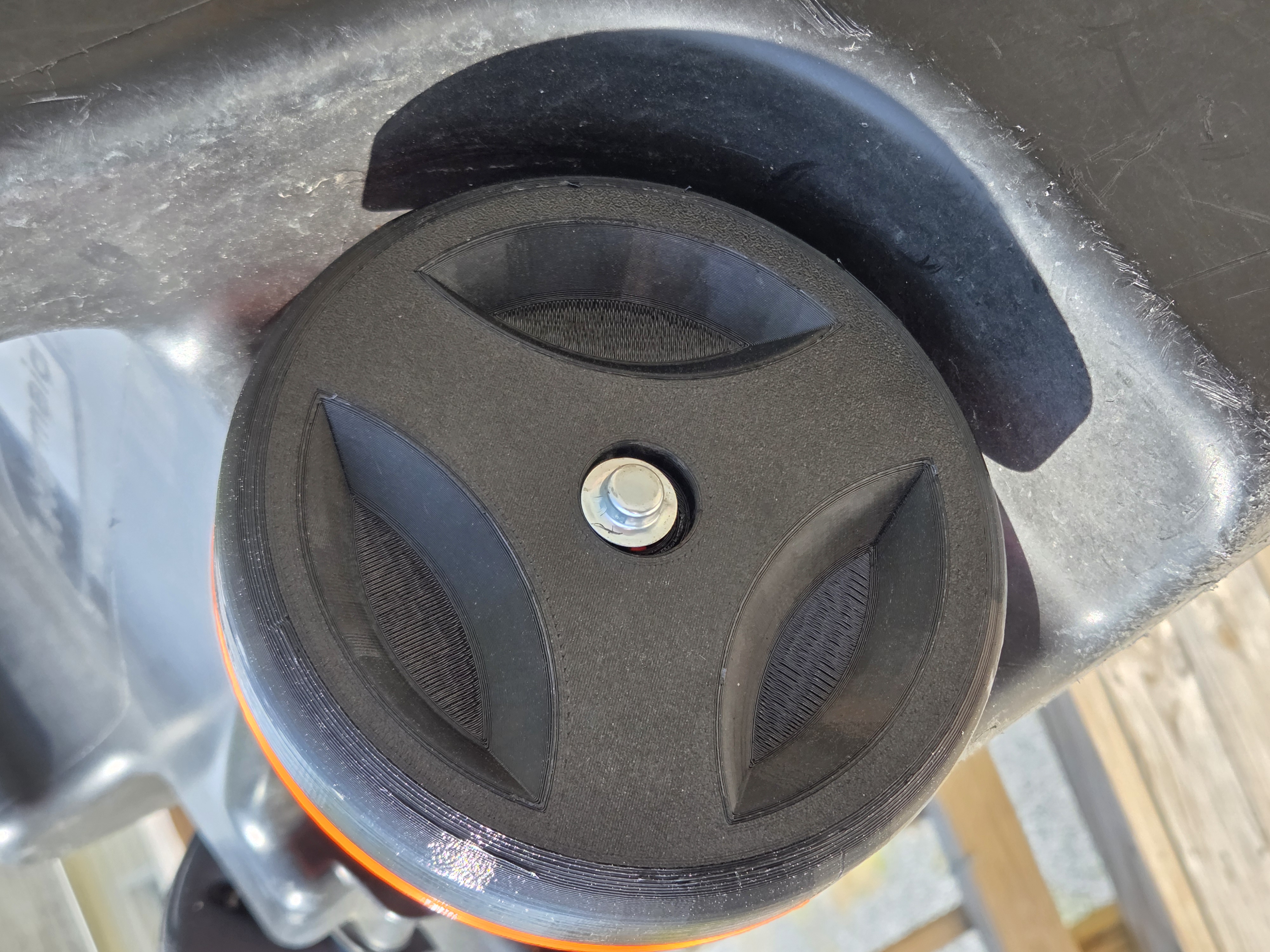 Garbage Can Replacement Wheel (Rubbermaid) 3D model