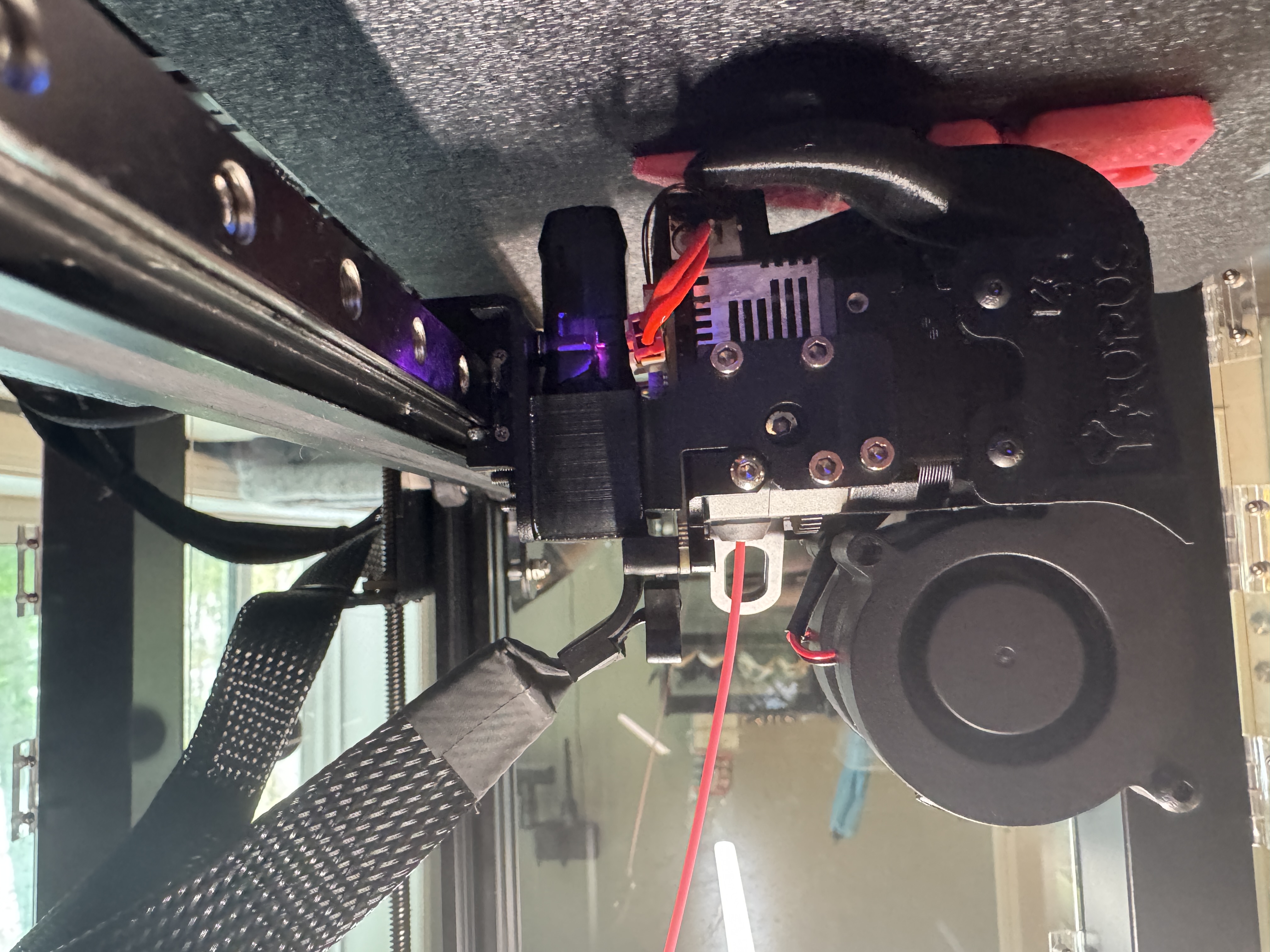 Ender 3 Linear X Rail CRTouch Mount