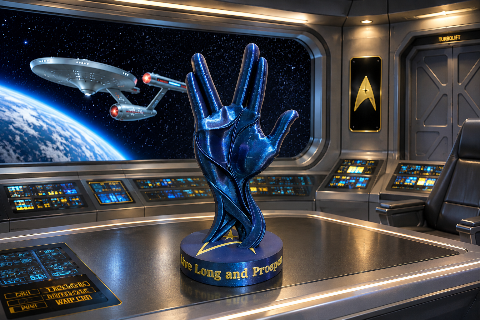 Nexus Vulcan Salute – Live Long and Prosper