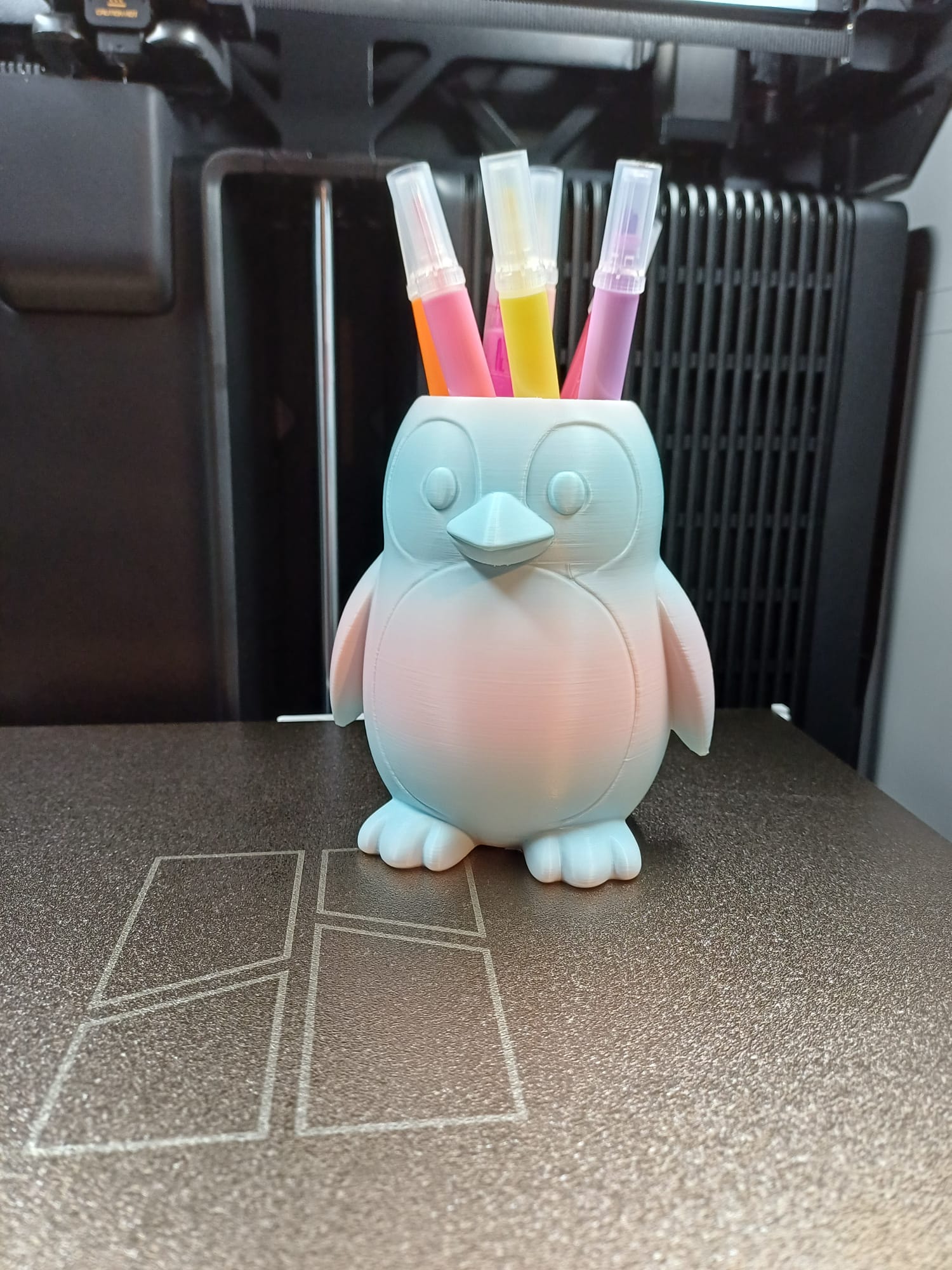 Penny the Penguin Pen Holder