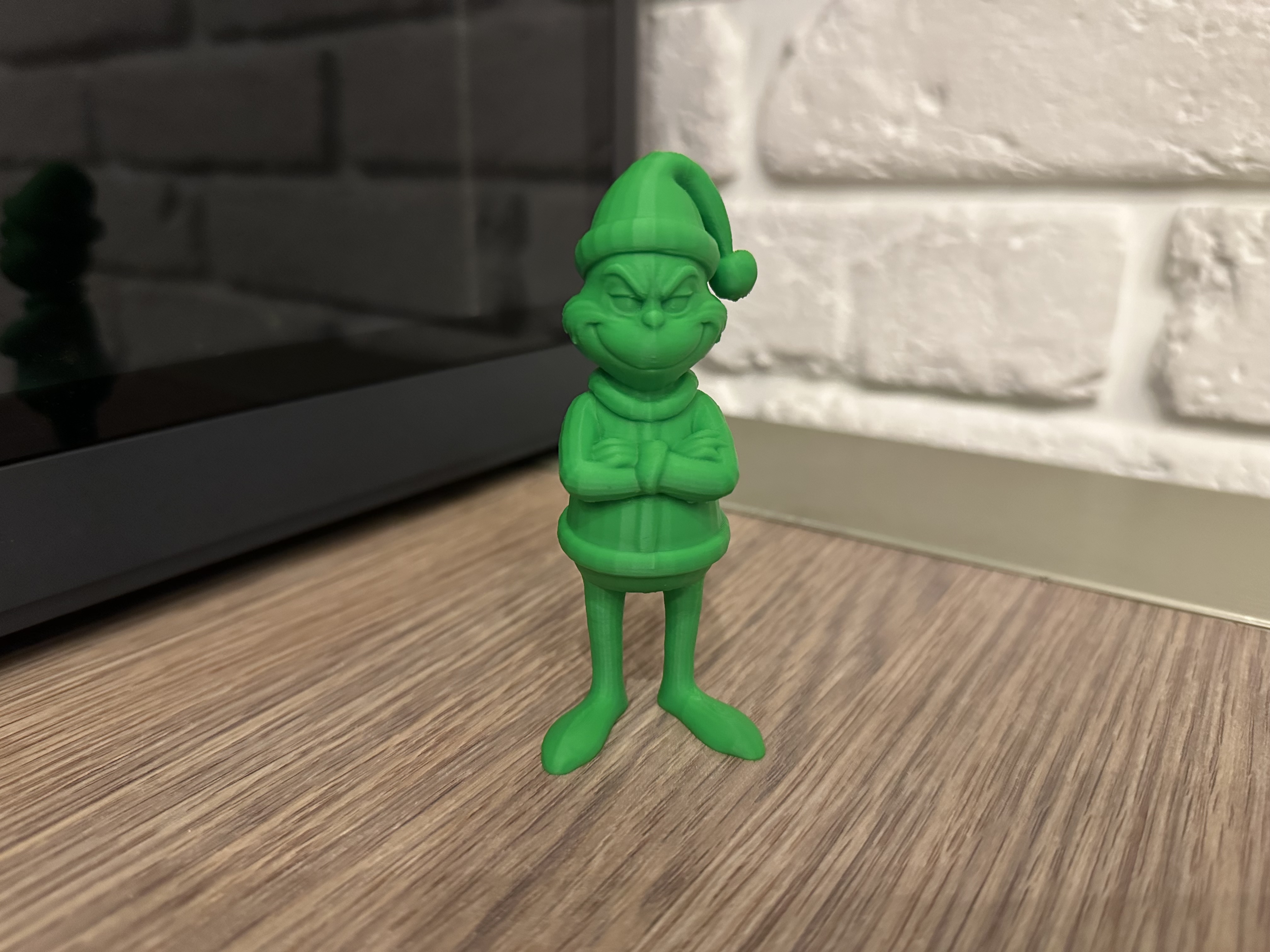 Grinch Style Christmas Figure
