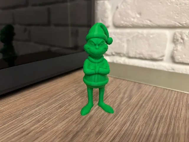 Grinch Style Christmas Figure