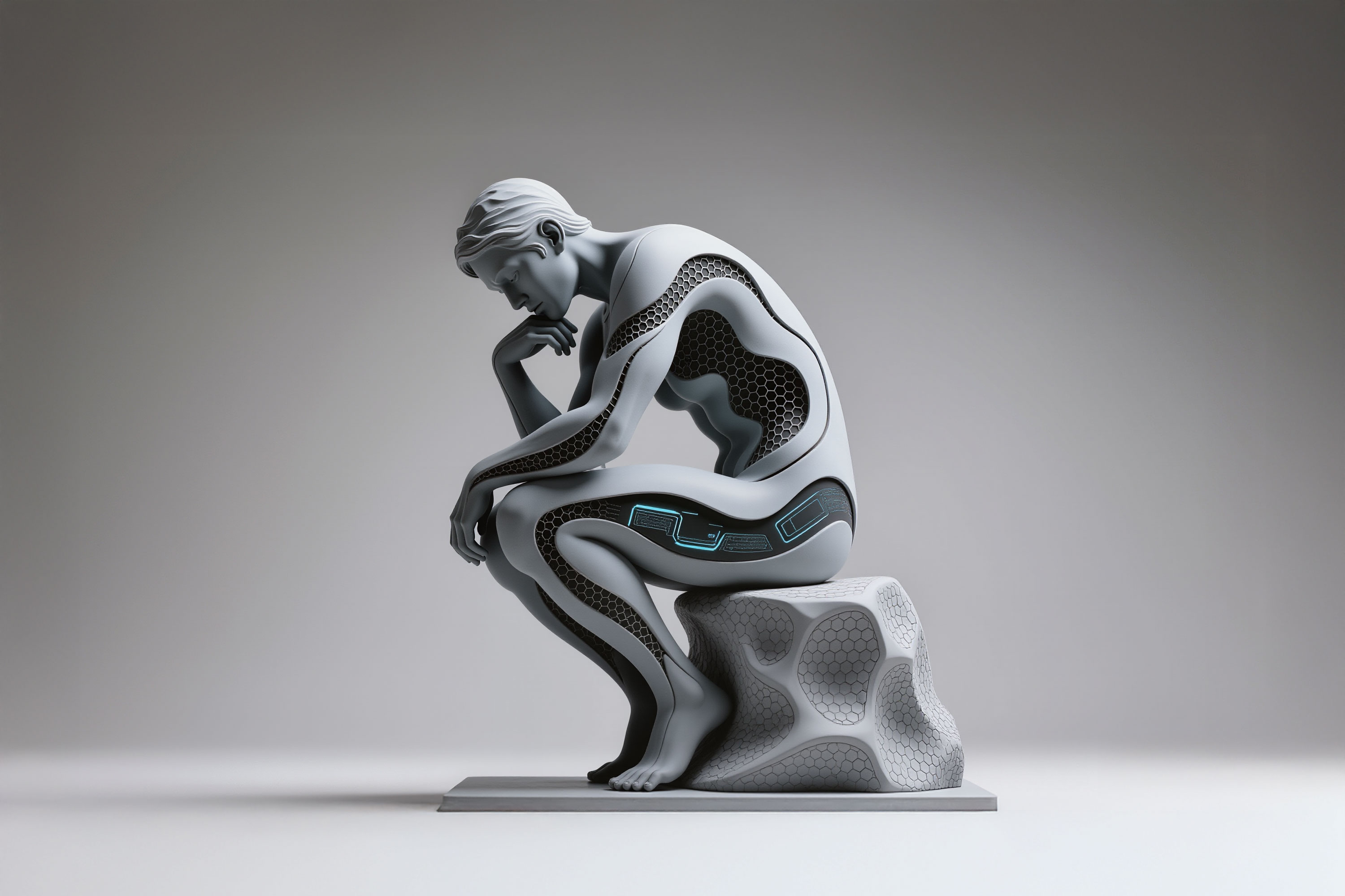 Der Denker, Hexa Sculpture