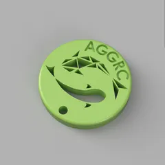 AGGRC Fish Logo Token/Keychain