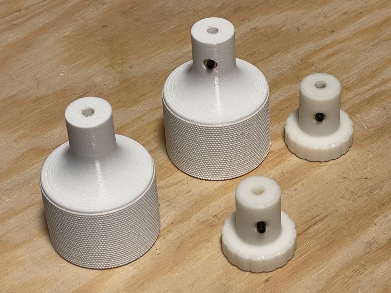 Bigger replacement knob for Hypatia focusser for the Hadley telescope.