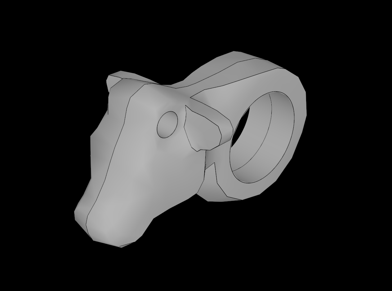 Lego Compatible (64835c01.dat) Animal Cow Head