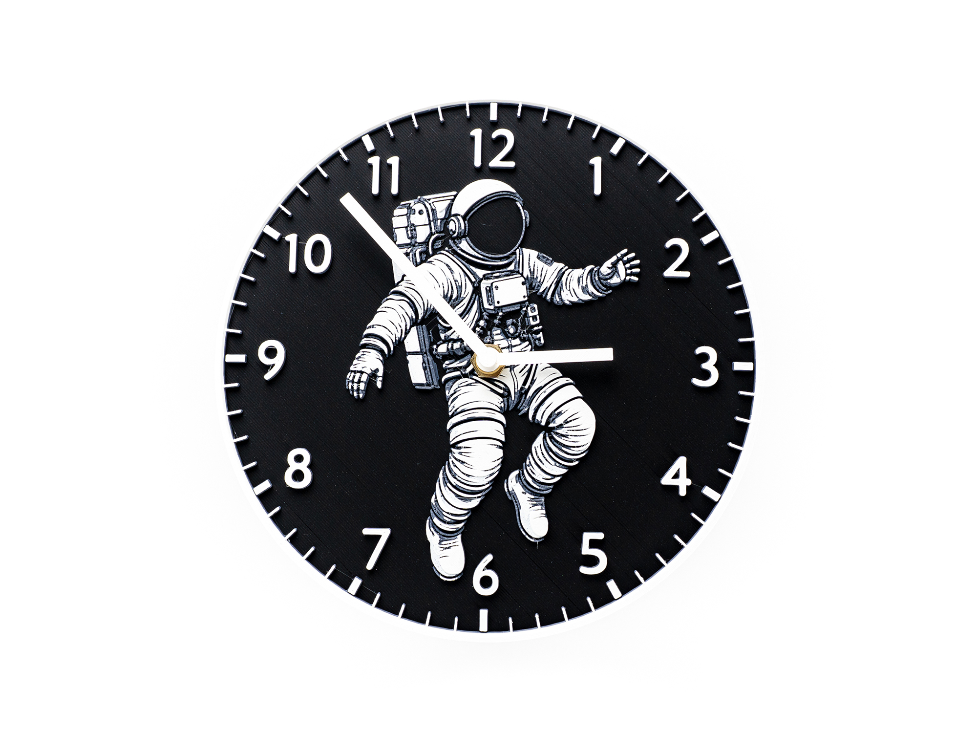 Floating Astronaut Wall Clock