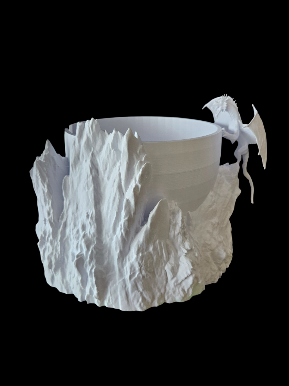 Dragon's Lair Yarn Bowl - Unique 3D Printed Knitting & Crochet Accessory