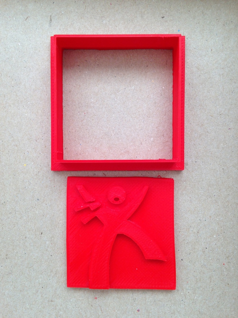 Geocacher Logo Cookie Cutter