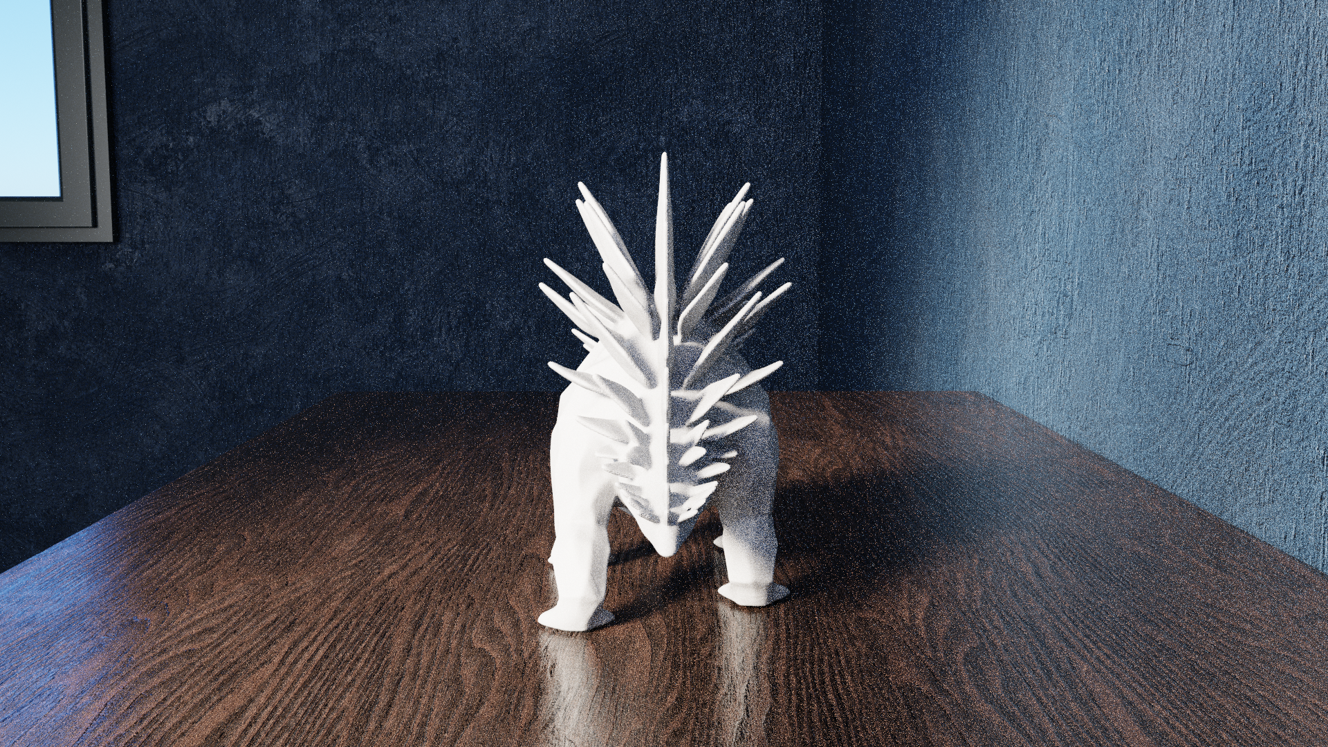 Low Poly Stegosaurus — miniatura 8