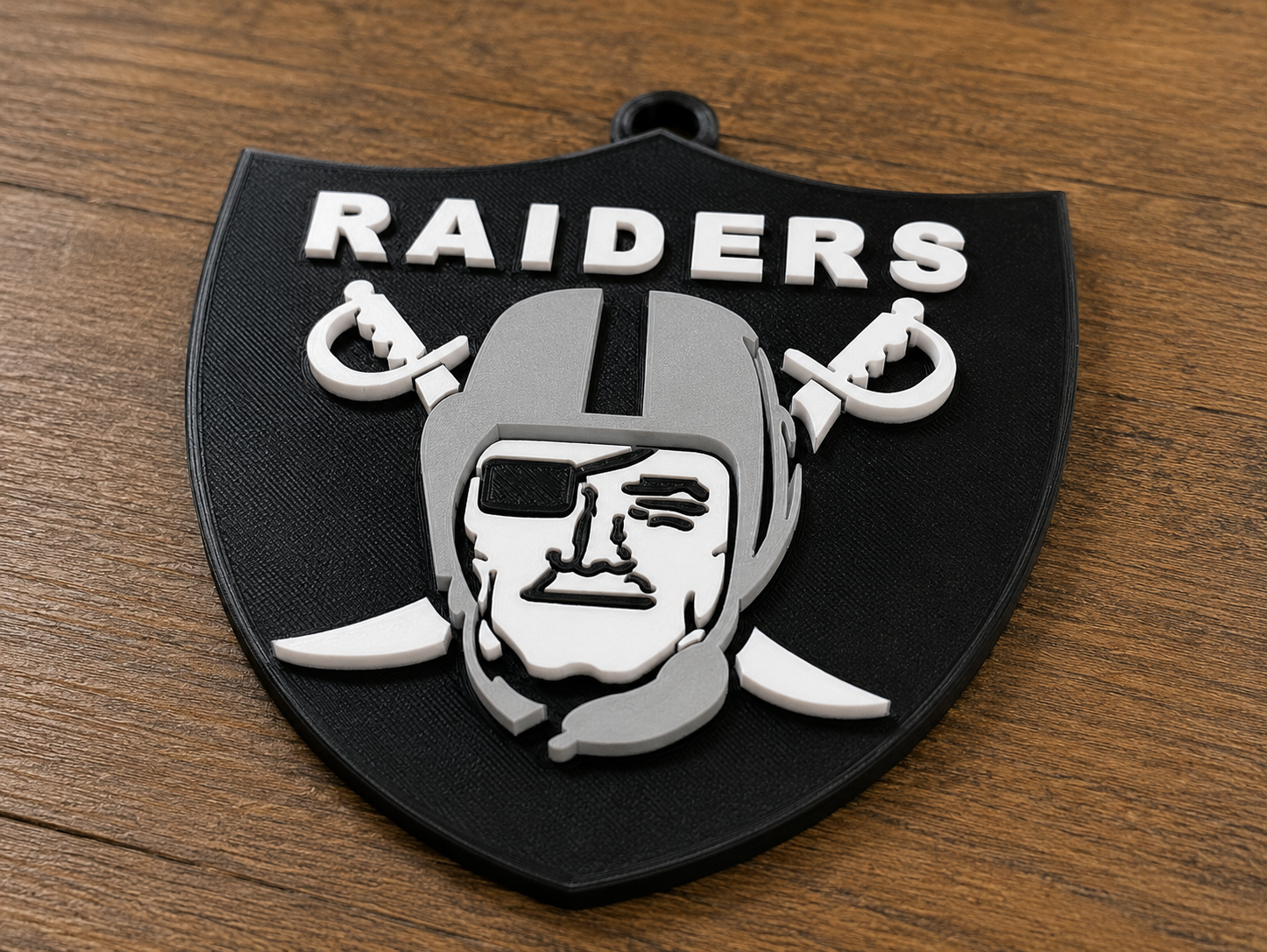 Las Vegas Oakland Raiders Oversized 3D Fan Logo Pendant