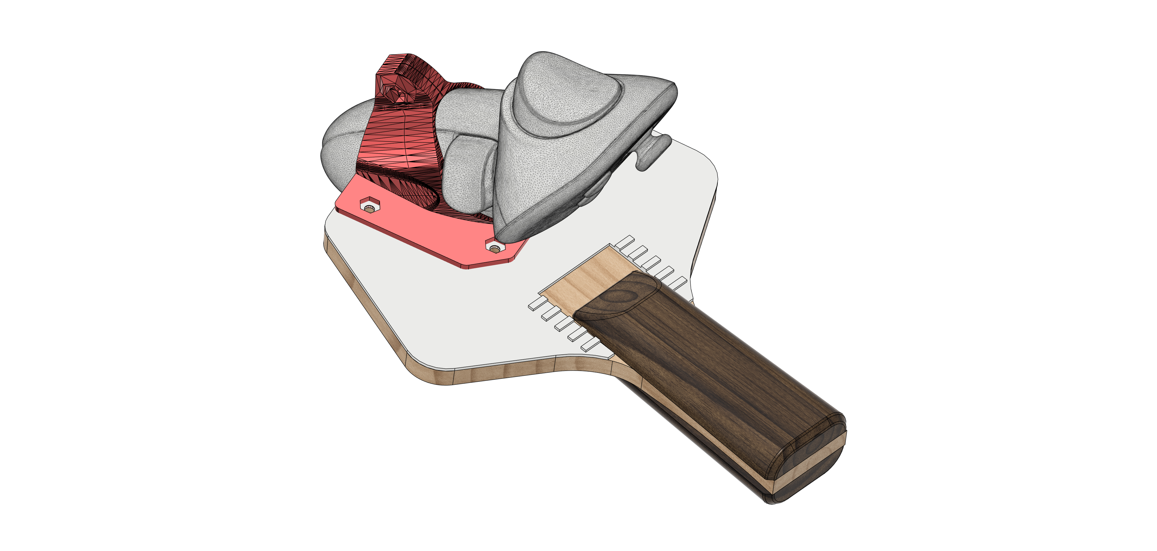Quest3 TT Penhold Adapter (Wood ver.)
