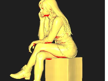 Girl sitting