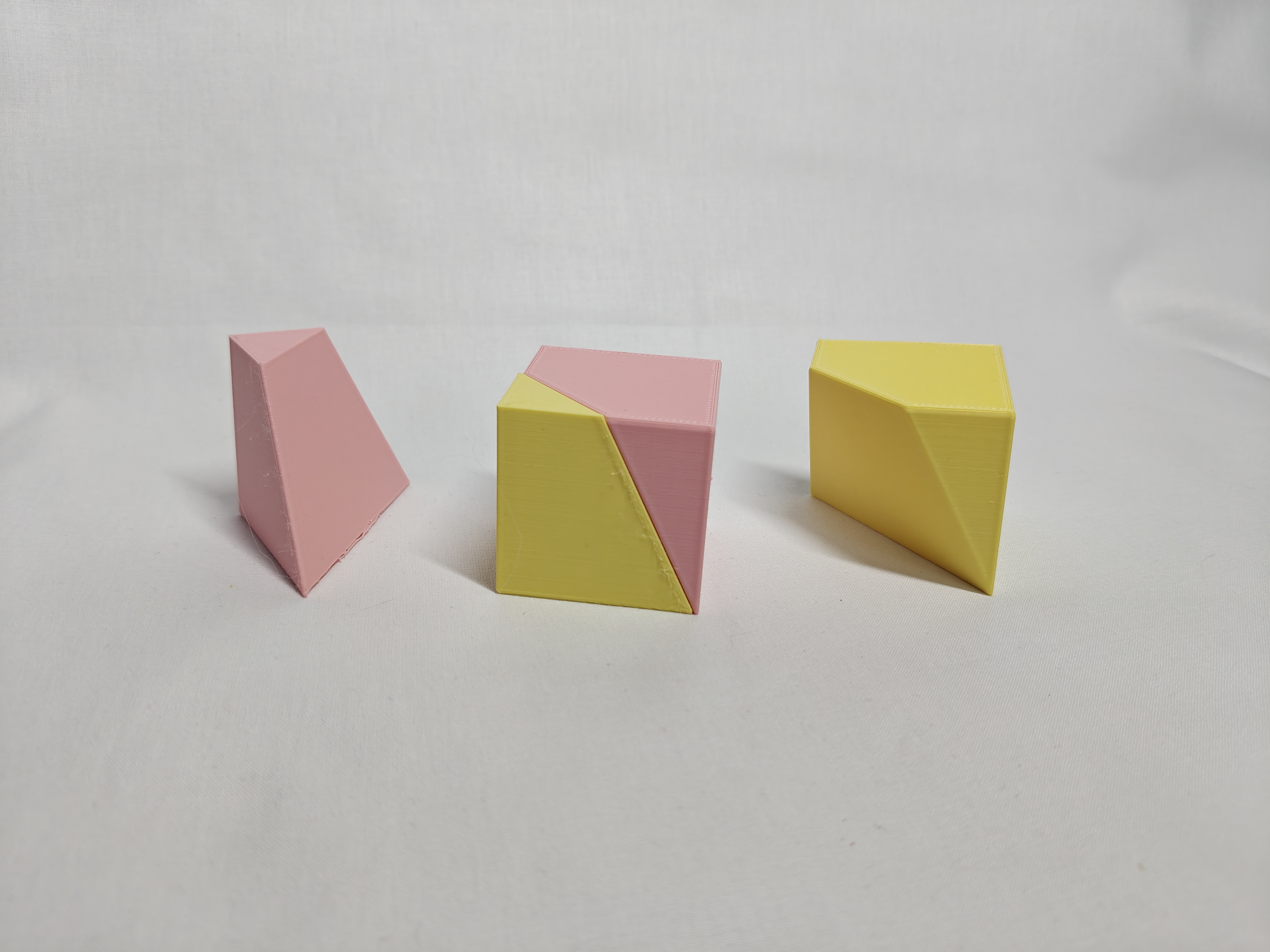 Cut of cube | Řez krychle