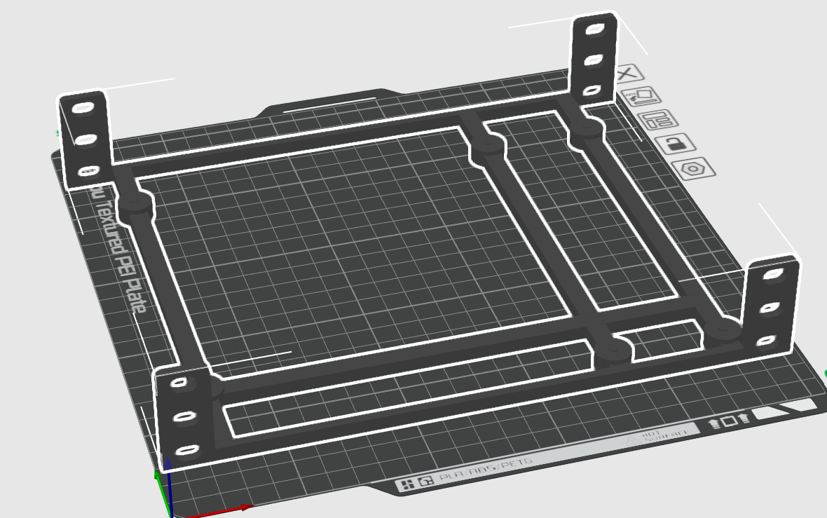 ASUS B85M-G R2.0 mATX 1U Rack Mount Tray — 10" Server Rack 3D model