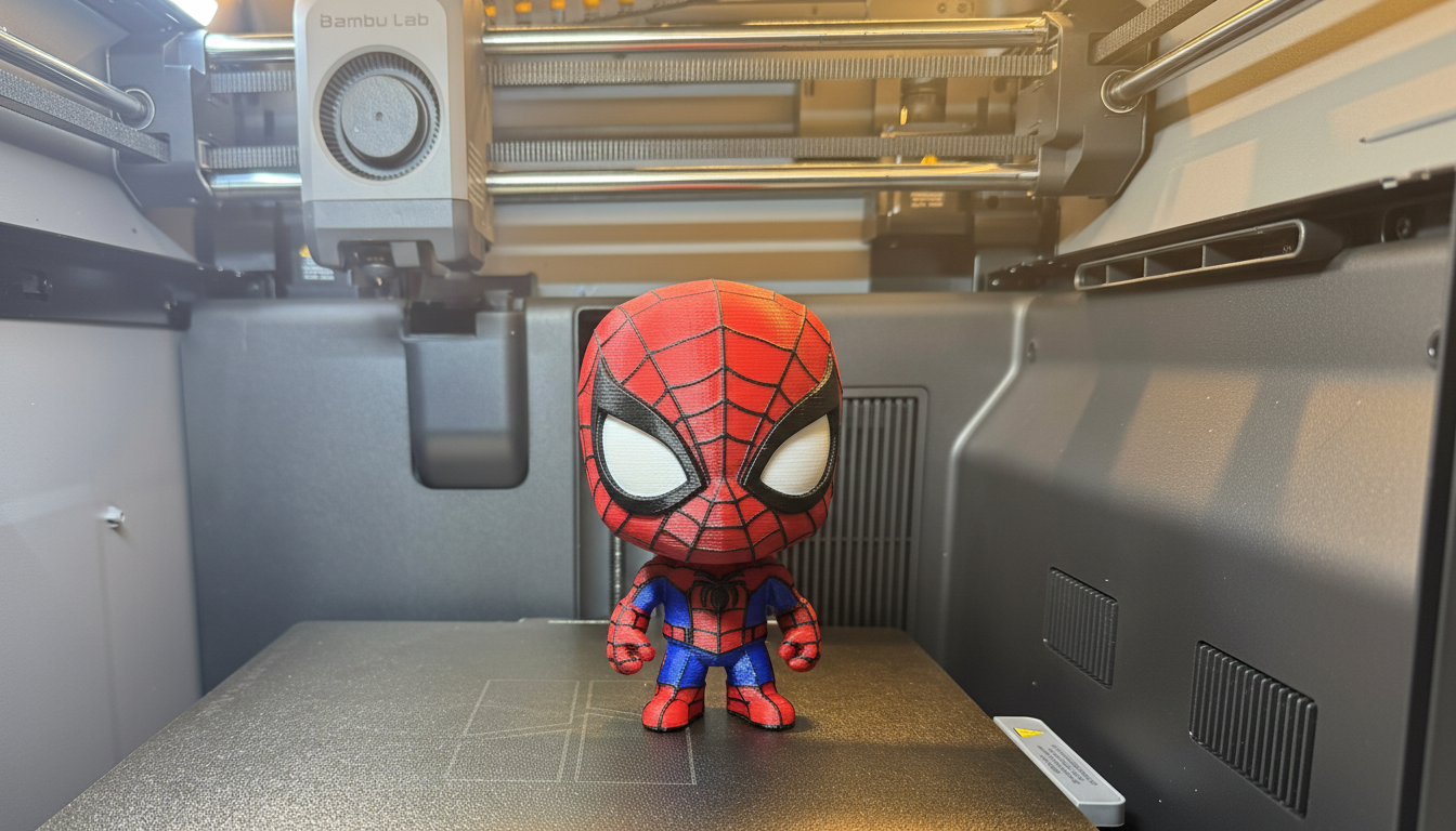 Spiderman Chibi – Stylized Marvel Web-Slinger