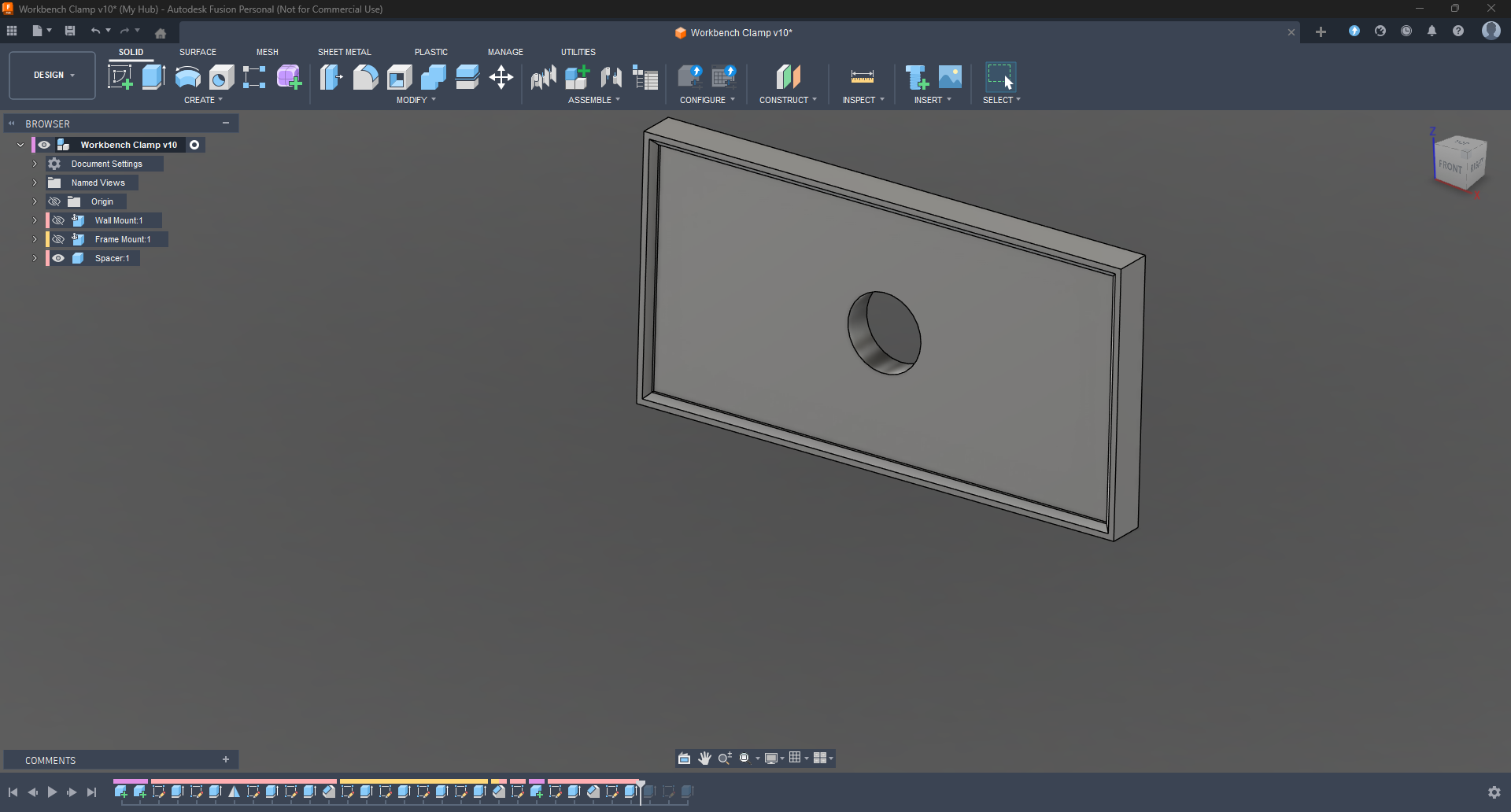 Miniatura 11 do modelo 3D Stabelize Workbench Using Wall Mounted Clamps.