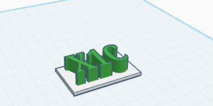 Printer name badge
