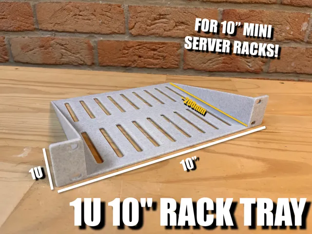 1U 10" Server Rack Tray