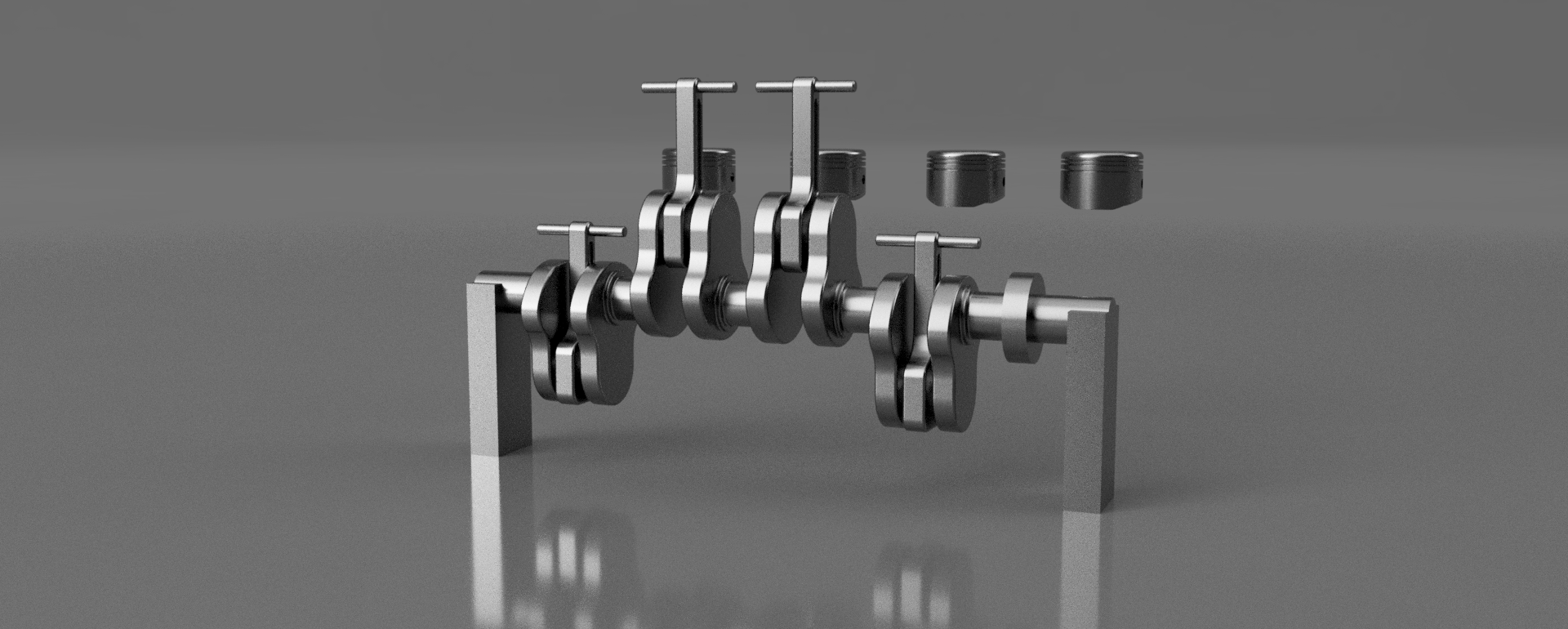 Piston and Crank shaft