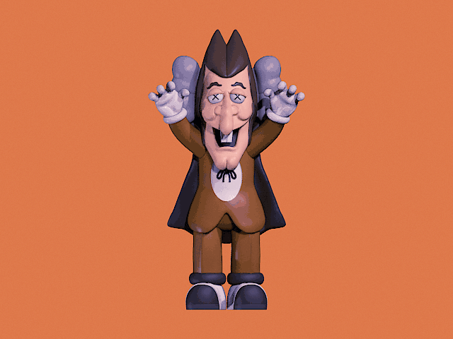 Miniatura 2 do modelo 3D Count Chocula Kaws