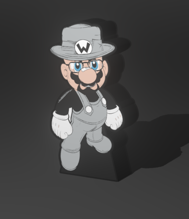 LightBox Walter W – Crossover Breaking Bad x Mario