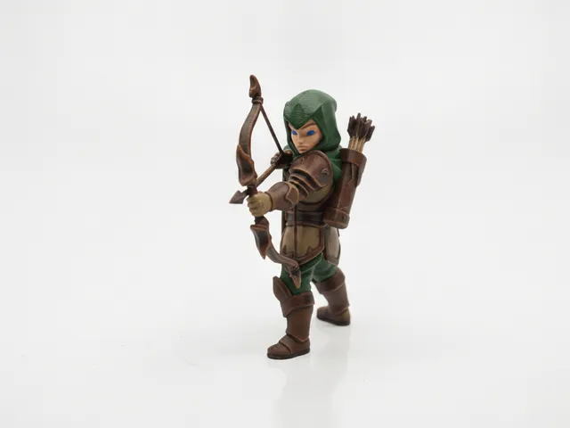 Ice Archer Fantasy Figurine 3D Printable