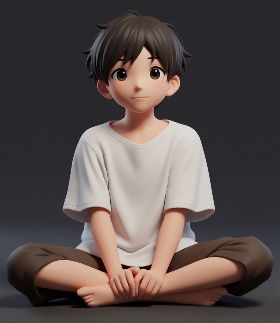 Cute anime boy decor