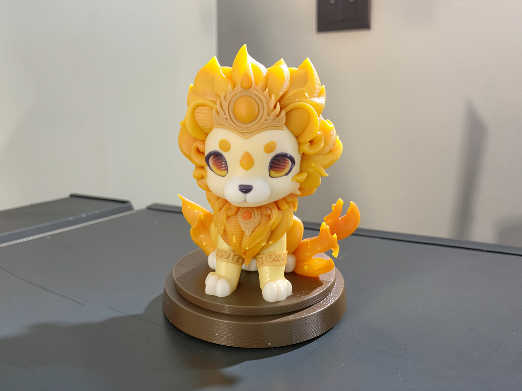 Chibi Leo Zodiac Lion King