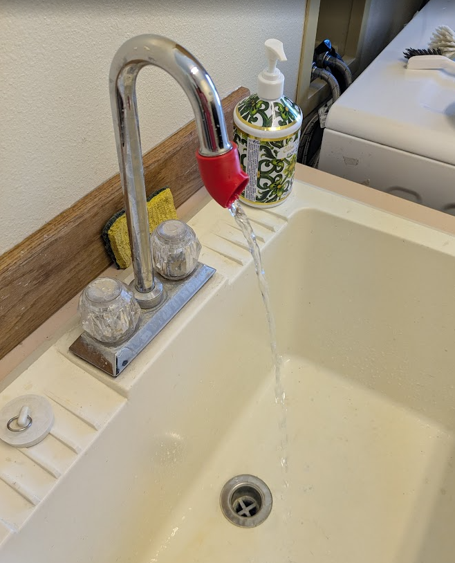 Faucet Diverter for Utility/Fiat Sink