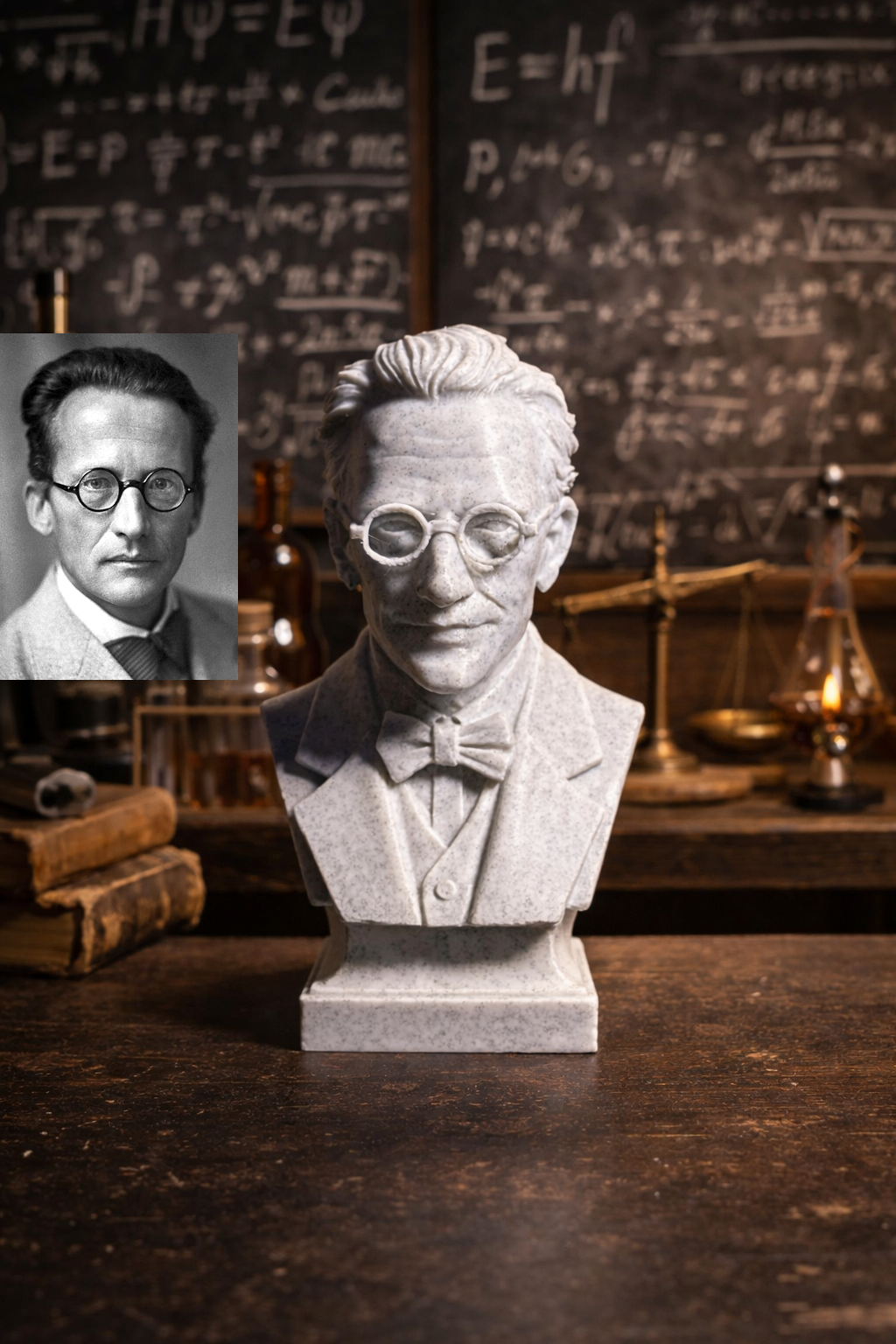Erwin Rudolf Josef Alexander Schrödinger – Bust