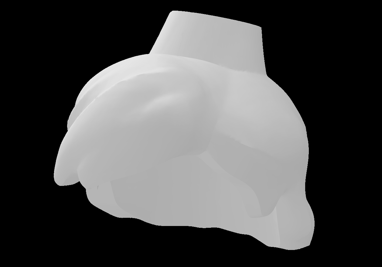 Lego Compatible (24775.dat) Minifig Hair Full Unkempt with Small Fez Pattern