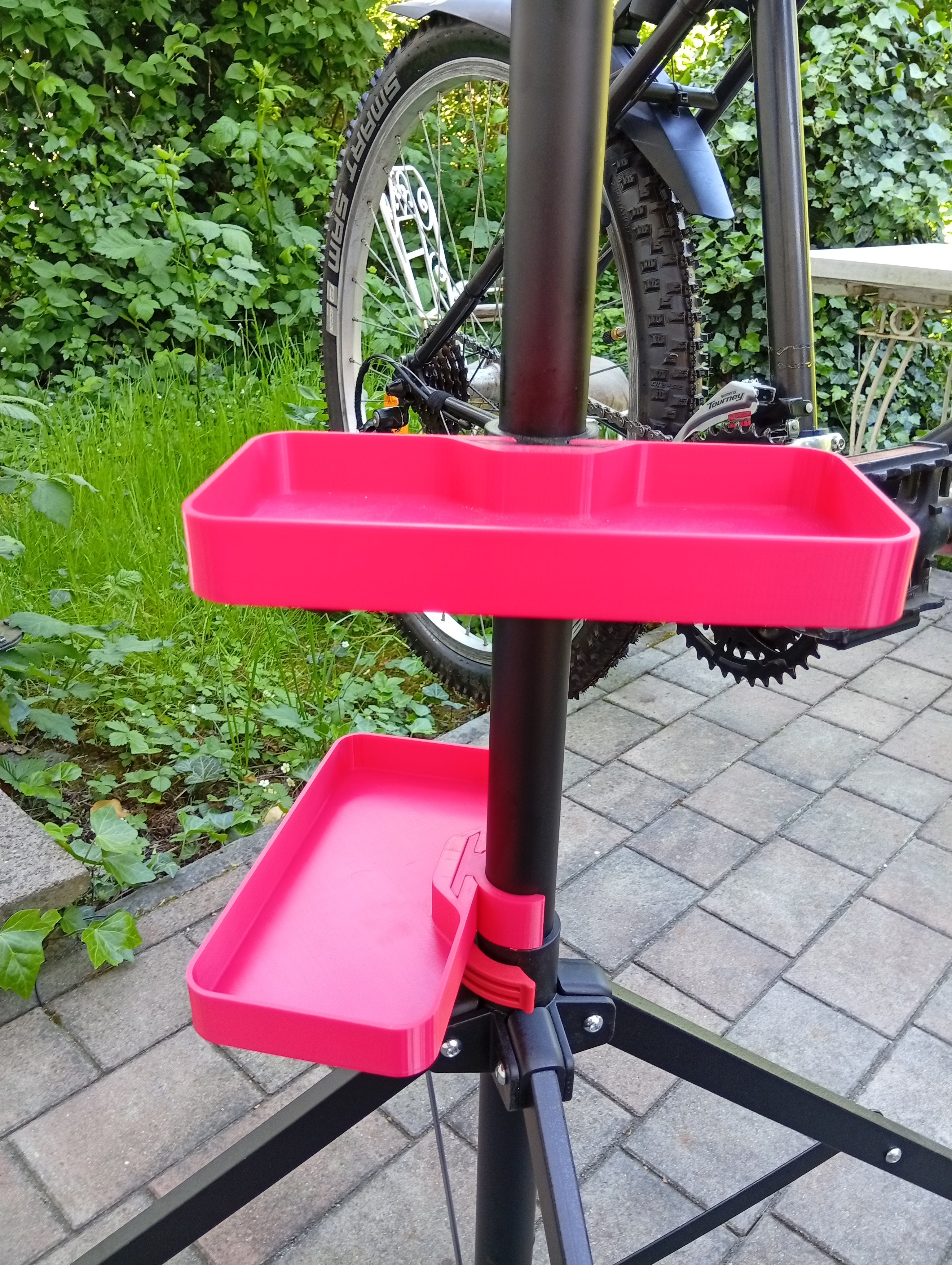 Werkzeugablage für Eufab 16414 Fahrrad Montageständer
