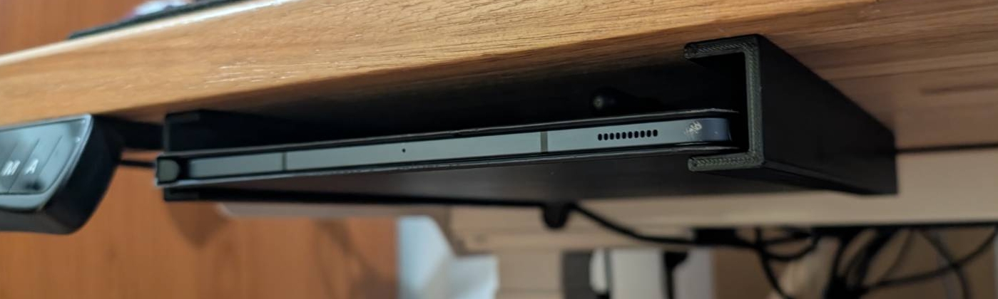 Under Desk device shelf/support