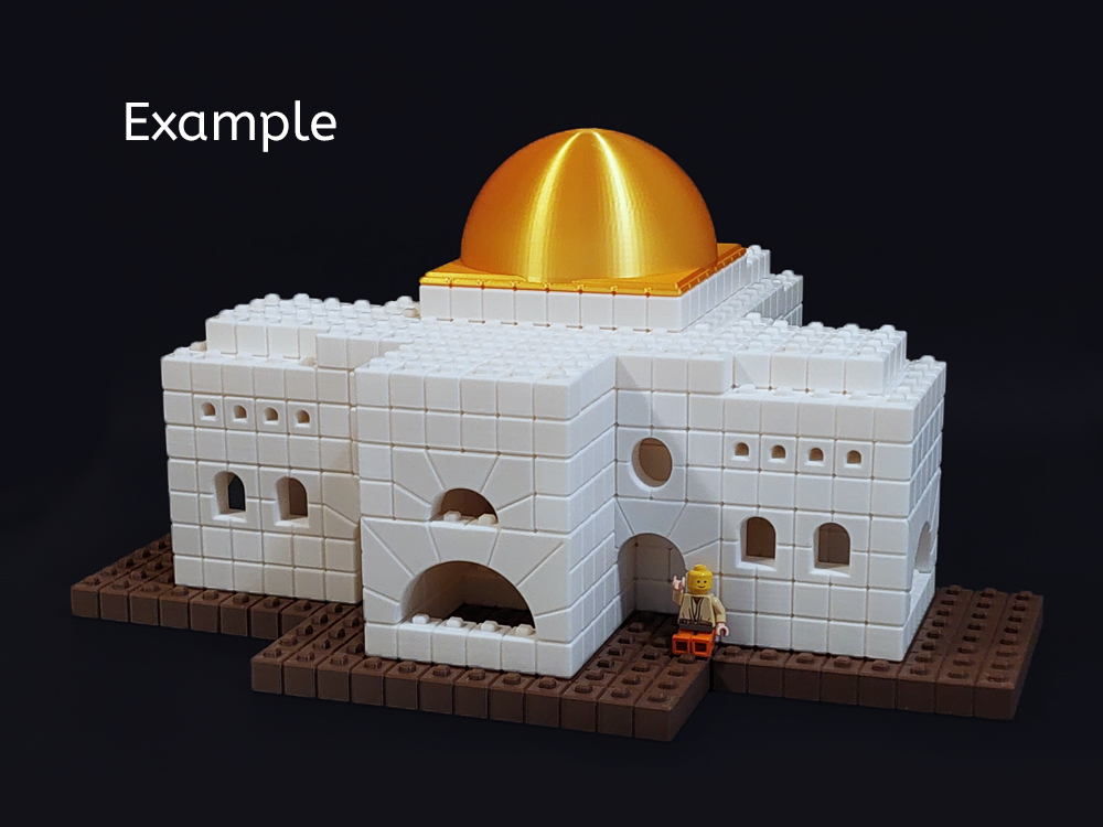 Temple Fortress Building Blocks -- Basic Blocks -- 19 Variations — miniatura 5
