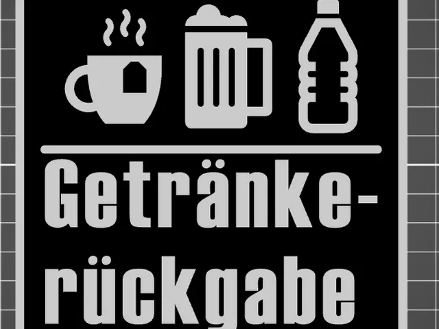 Getränkerückgabe Toiletten-/WC-Schild