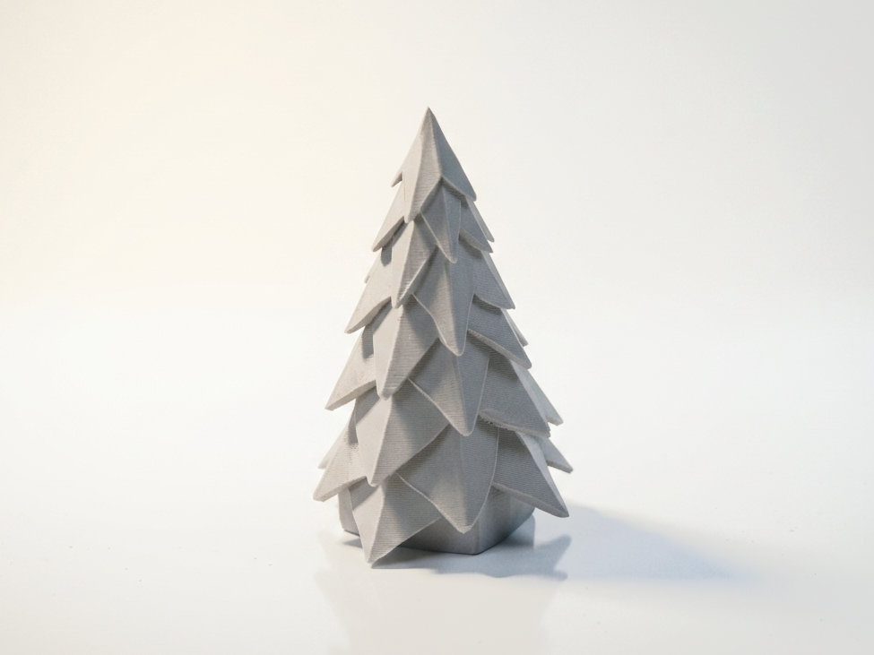 Abstract Pine Tree Sculpture Decorative 3D Printable