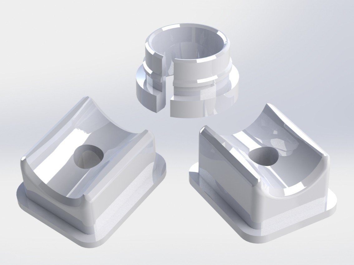 VW Air Cooled Beetle Shift Bushing Set 3D model