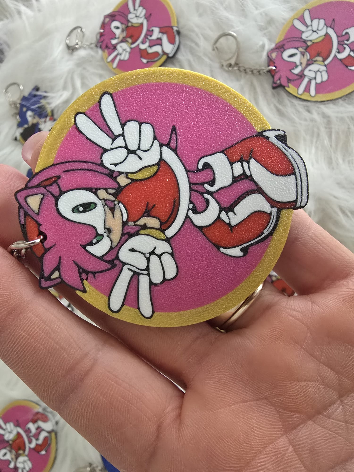 Keychain Amy rose From Sonic