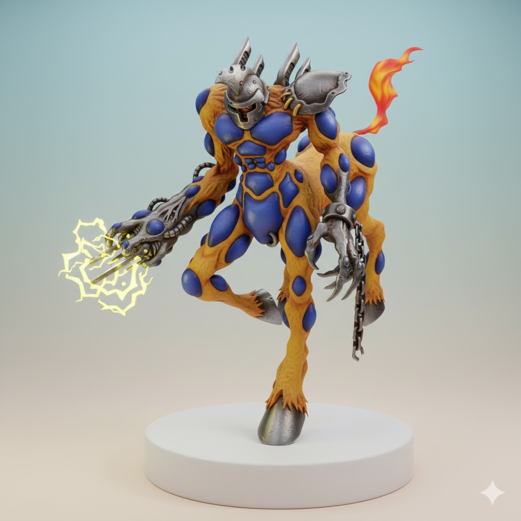 Centalmon Digimon Creature Model