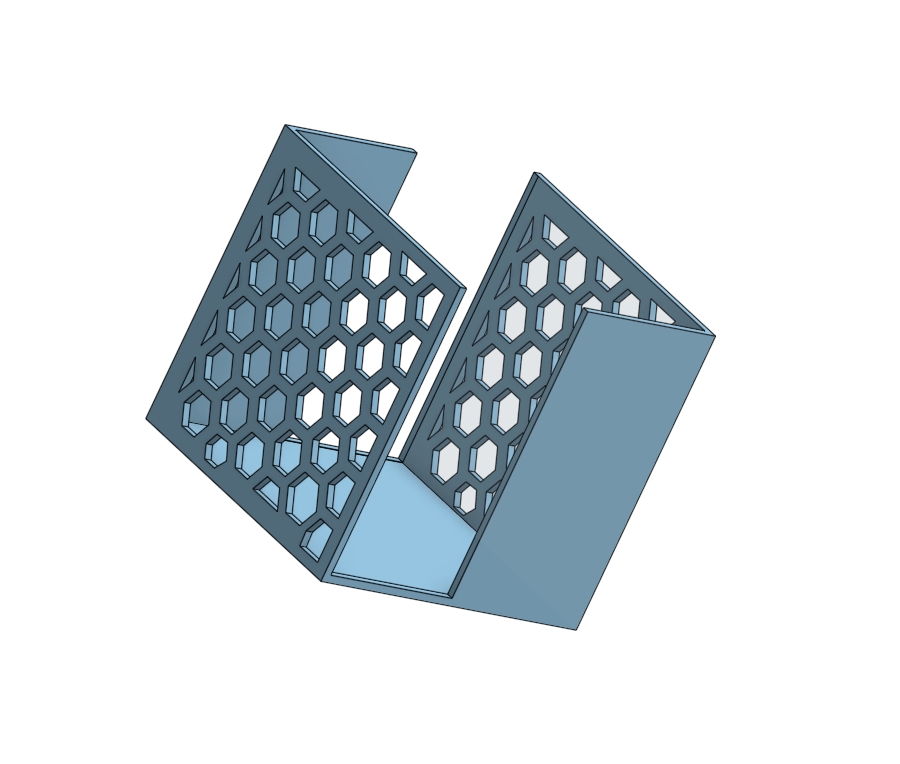 Memo Block honeycomb pattern