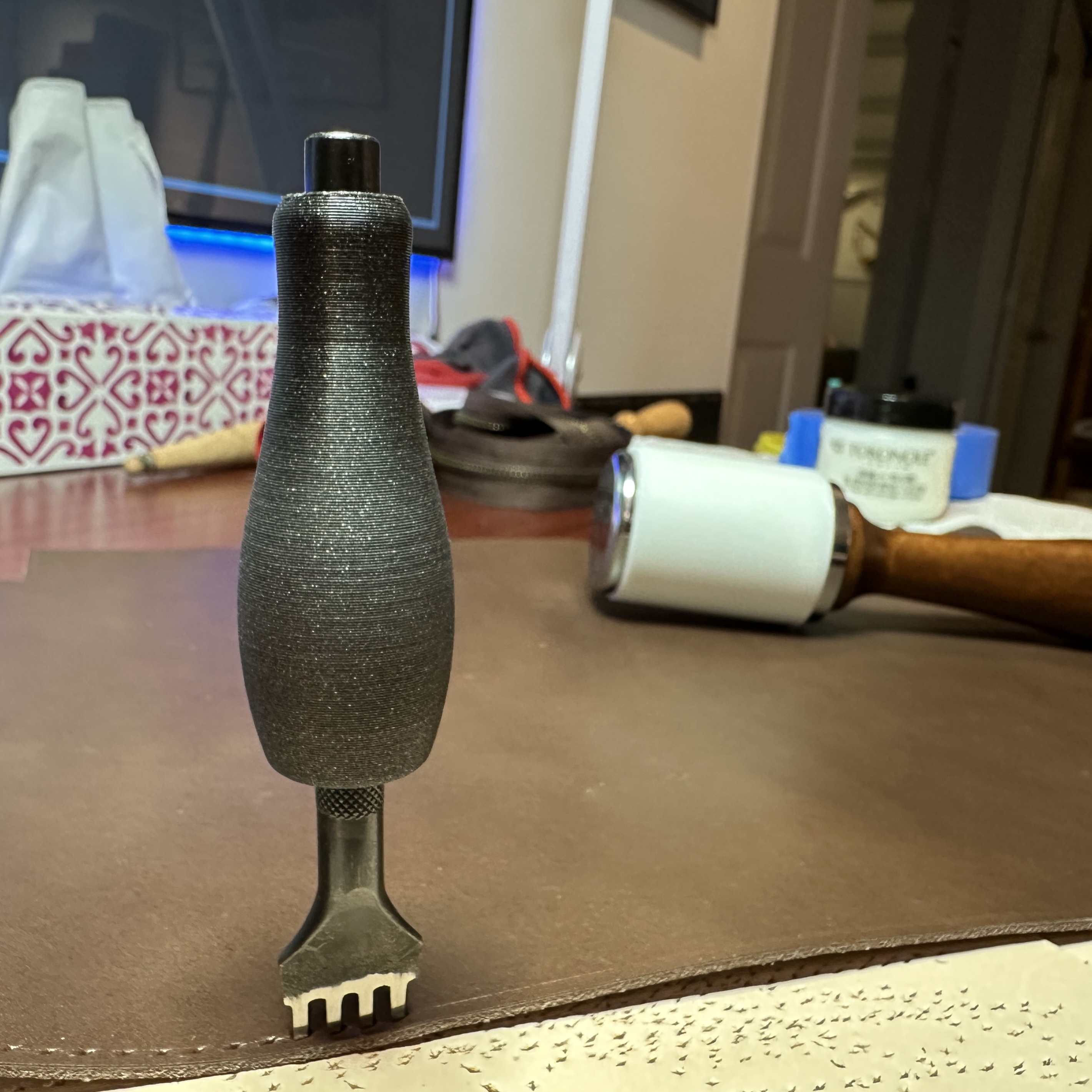 Leatherwork Stitch Chisel Handle