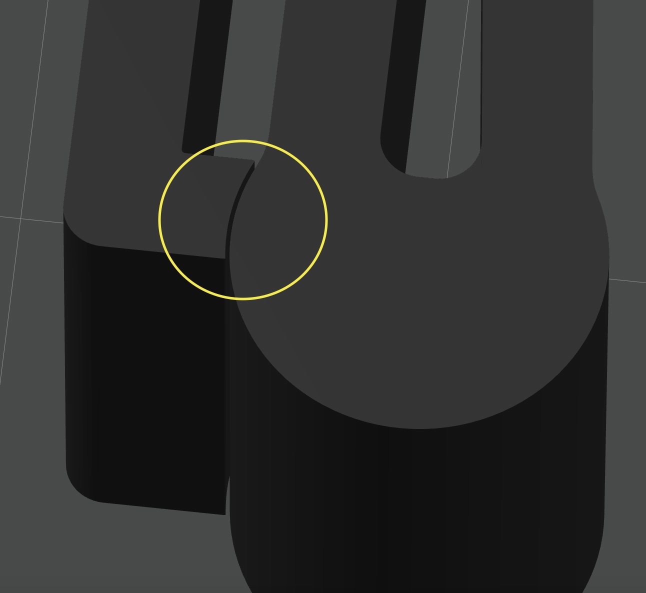 Strap keeper with enlarged gap